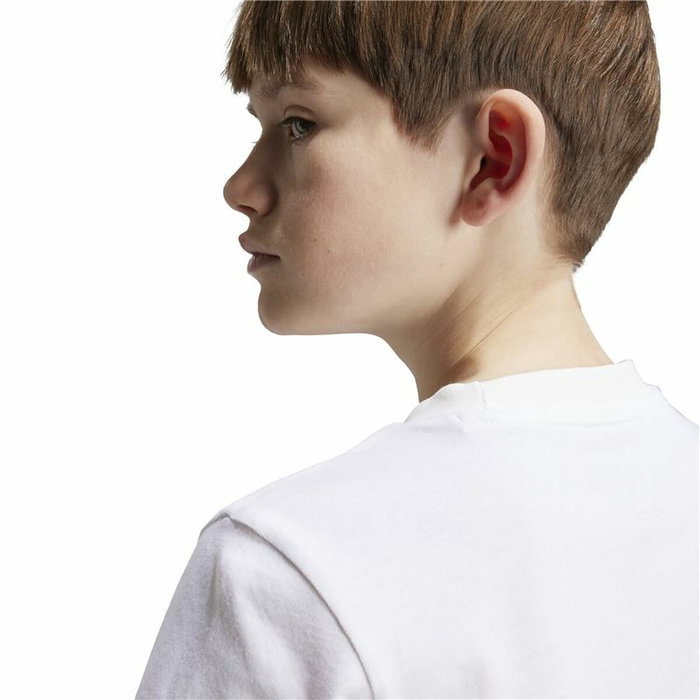 T shirt à manches courtes Enfant Adidas Nations Blanc