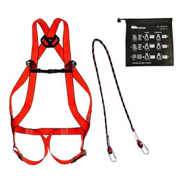 Climax Kit arnés antichute 10 basic plus avec corde ø11 mm et connecteur MOD30