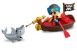 Pin Y Pon Bateau Pirate Pinypon Action - Jouet pour Enfants +4 Ans - Multilingue
