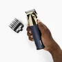 Babyliss E992E Tondeuse à Cheveux sans Fil Super-X Metal, 3h Autonomie, Lames Acier Japonais, 10 Guides, Edition Gold & Navy