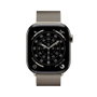 Apple Montre Connectée Watch S11 GPS + Cellular 46mm Titane Naturel Boucle Milanese Acier Inoxydable