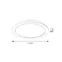 RABALUX Projecteur Shaun LED 18W 1845Lm IP20 Blanc RAB-3165