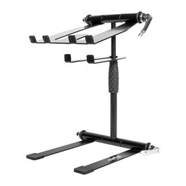 Headliner Digistand Pro Support pour ordinateur portable réglable pour DJ et musiciens, acier avec revêtement en poudre, jusqu'à 17 pouces