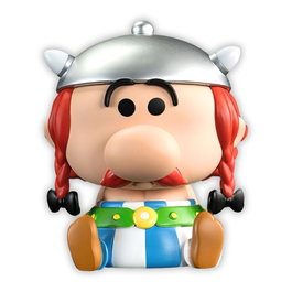 Plastoy Tirelire Astérix Chibi Obélix en PVC