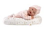 Llorens Poupon Mimi Sonrisas Cunita Future Artist 42 cm, corps en tissu avec son, jouet d'éveil en espagnol