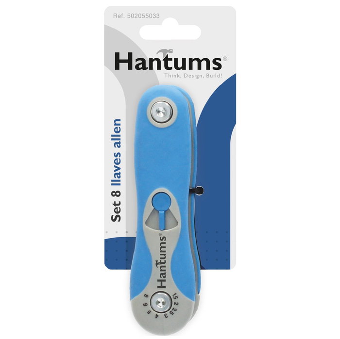 Hantums Set de 8 clés Allen de 1,5 à 8 mm