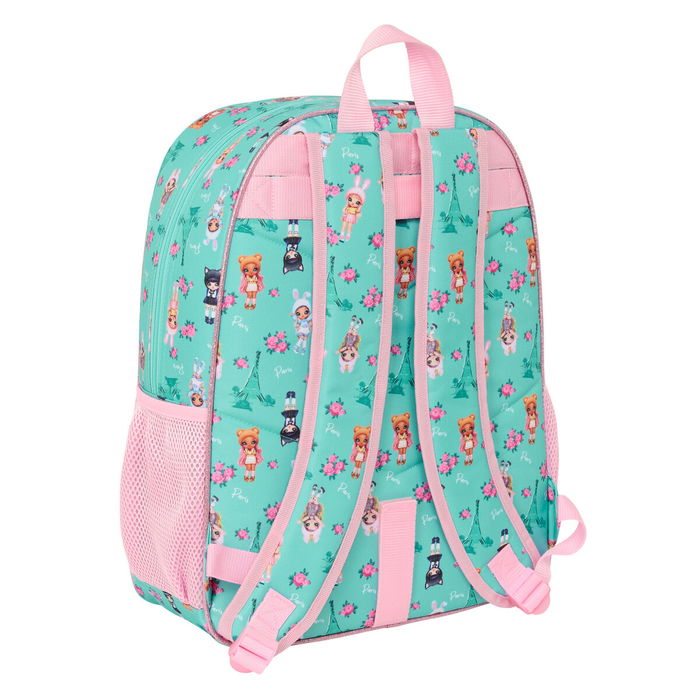 Cartable Na!Na!Na! Surprise Bunny Rose Turquoise 33 x 42 x 14 cm