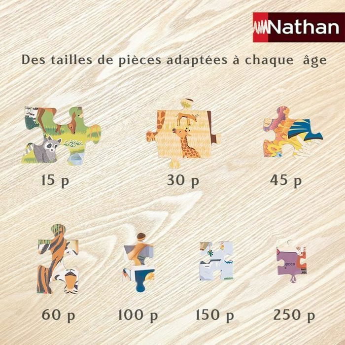 Nathan Puzzle Mortel Anniversaire Mortelle Adèle 150 pièces