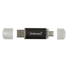 Intenso 3539492 Twist Line 256GB Clé USB 3.2 Type A+C 70 Mo/s Aluminium