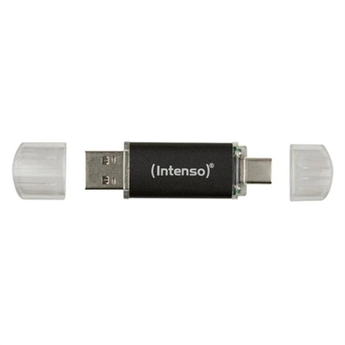 Clé USB INTENSO Twist Line 256 GB Anthracite (2 Unités)