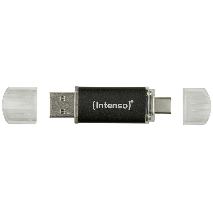 Clé USB INTENSO Twist Line 256 GB Anthracite (2 Unités)