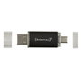 Clé USB INTENSO Twist Line 256 GB Anthracite (2 Unités)