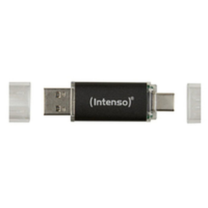 Clé USB INTENSO Twist Line 256 GB Anthracite (2 Unités)