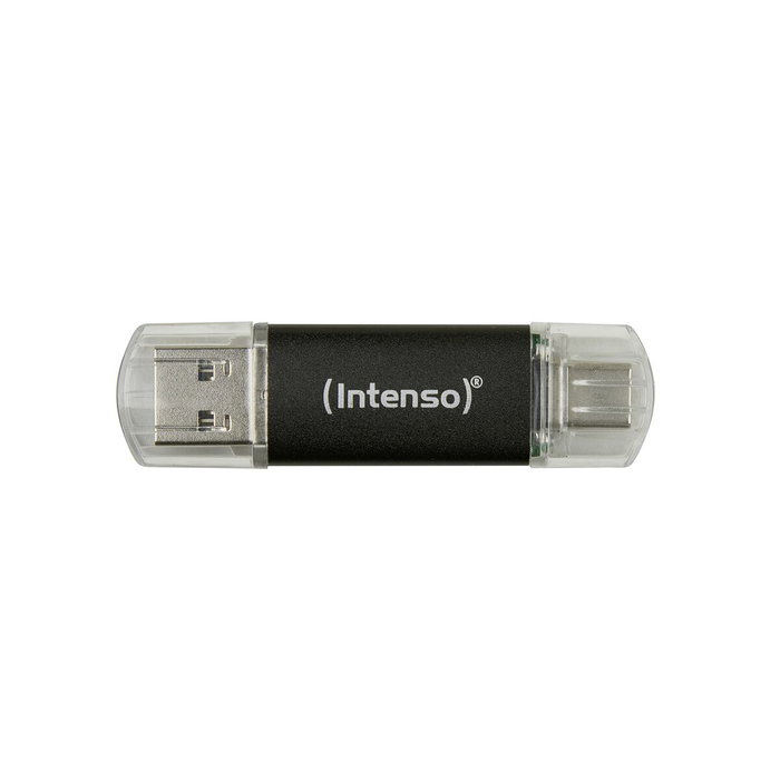 Clé USB INTENSO Twist Line 256 GB Anthracite (2 Unités)