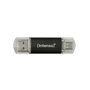 Clé USB INTENSO Twist Line 256 GB Anthracite (2 Unités)