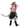 My Other Me - Déguisement Pirate complet avec chapeau, robe, corselet, gilet, ceinture et guêtres pour enfant, taille 10-12 ans (3 ans et plus)