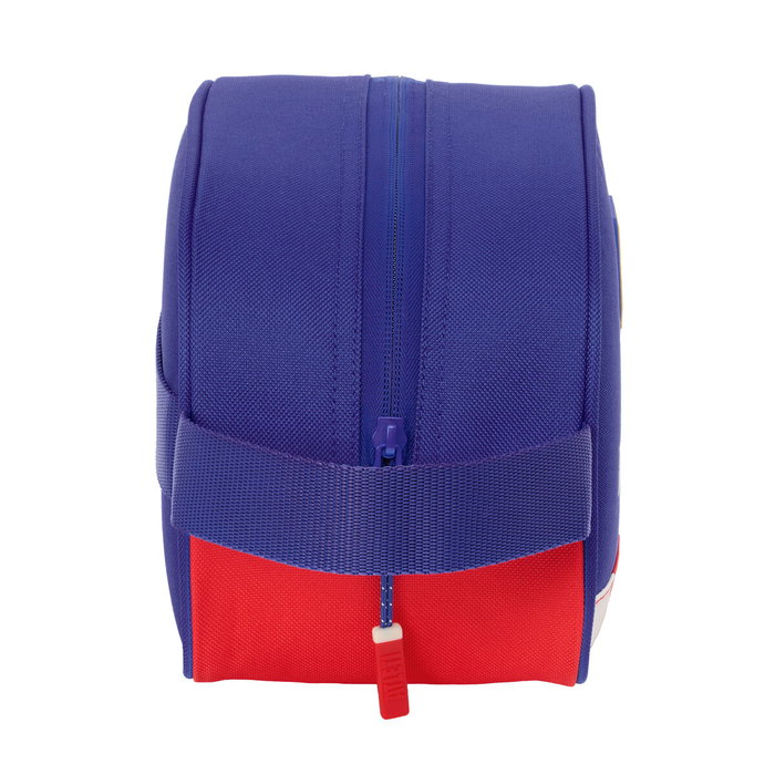 Nécessaire de Voyage Atlético Madrid Bleu Blanc Rouge Sportif 26 x 15 x 12 cm