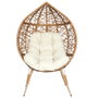 Home Deco Factory Butaca Huevo Cancún avec Coussin