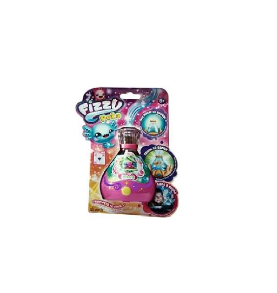 Bizak Fizzy Pets - Animal aquatique, bouteille magique qui révèle une adorable mascotte en ajoutant de l'eau, avec sons et lumières, pour enfants dès 5 ans