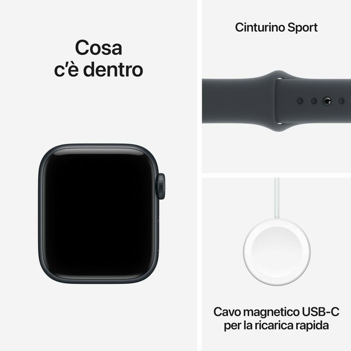 Montre intelligente Apple MEH94QL/A Noir 40 mm