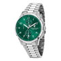 Maserati R8873624006 avec cadran vert et bracelet gris