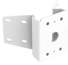 Axis T94R01B Support d'angle en aluminium laqué pour fixation murale de caméras de surveillance intérieur/extérieur