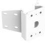 Axis T94R01B Support d'angle en aluminium laqué pour fixation murale de caméras de surveillance intérieur/extérieur