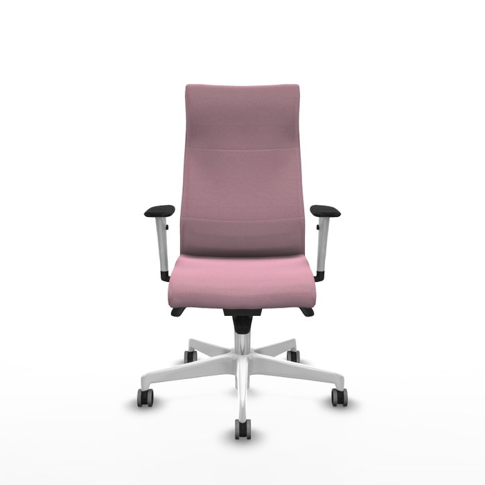 Piqueras Y Crespo Fauteuil de bureau Albacete, Rose, Mécanisme Synchrone