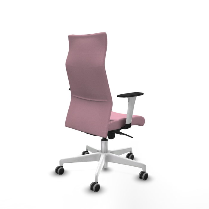 Piqueras Y Crespo Fauteuil de bureau Albacete, Rose, Mécanisme Synchrone
