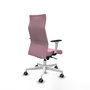 Piqueras Y Crespo Fauteuil de bureau Albacete, Rose, Mécanisme Synchrone