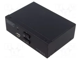 DIGITUS Commutateur KVM 4K UHD 2160p USB 2.0 Noir