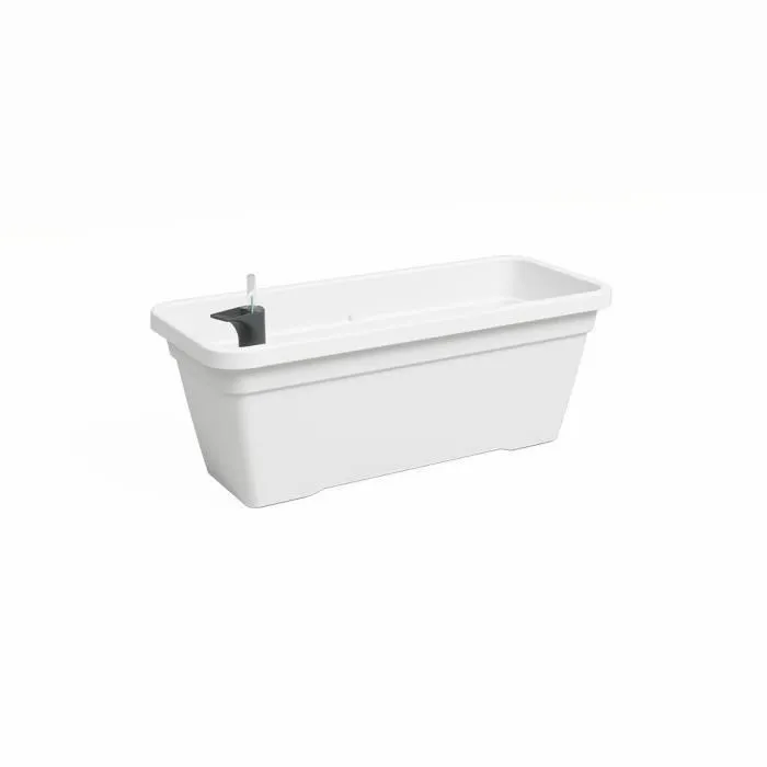 Artevasi Jardinière Venizia L SWS 60 cm - Blanc - Plastique - 18L - Dimensions 57.5 x 24.5 x 22.5 cm Artevasi Jardinière Venizia L SWS 60 cm - Blanc - Plastique - 18L - Dimensions 57.5 x 24.5 x 22.5 cm