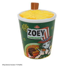 Cinereplicas figurine anti-stress Squishy Zoey Hamburger Noodles KPop Demon Hunters