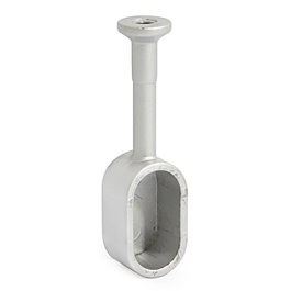 MAFOS Support pour tube oval 20x15 pour étagère TEXAS tapé