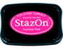 Tsukineko Almohadilla STAZON Rose Fuchsia pour verre et plastique