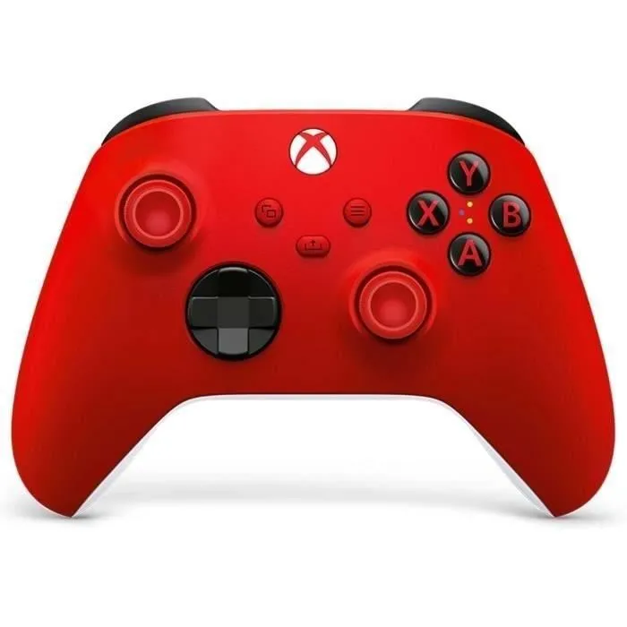 Microsoft Manette sans fil Xbox - Rouge - Avec surfaces texturées, bouton de partage et connexion multi-appareils Microsoft Manette sans fil Xbox - Rouge - Avec surfaces texturées, bouton de partage et connexion multi-appareils