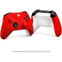 Microsoft Manette sans fil Xbox - Rouge - Avec surfaces texturées, bouton de partage et connexion multi-appareils