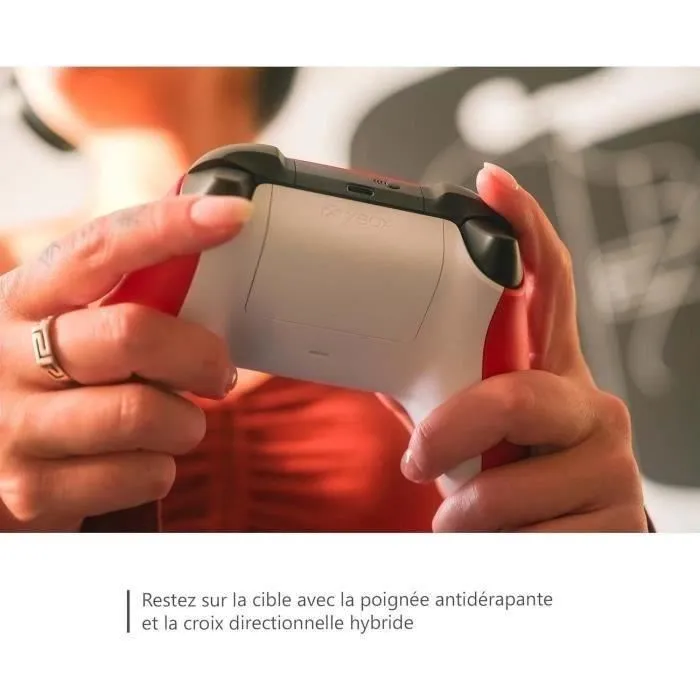 Microsoft Manette sans fil Xbox - Rouge - Avec surfaces texturées, bouton de partage et connexion multi-appareils Microsoft Manette sans fil Xbox - Rouge - Avec surfaces texturées, bouton de partage et connexion multi-appareils