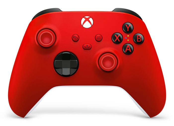 Microsoft Manette Xbox Sans Fil EP2-29936 Rouge et Blanc
