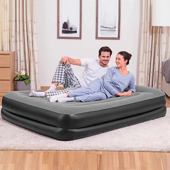 Bestway Lit Gonflable Tritech 2 Places avec Pompe Électrique Intégrée Bestway Lit Gonflable Tritech 2 Places avec Pompe Électrique Intégrée