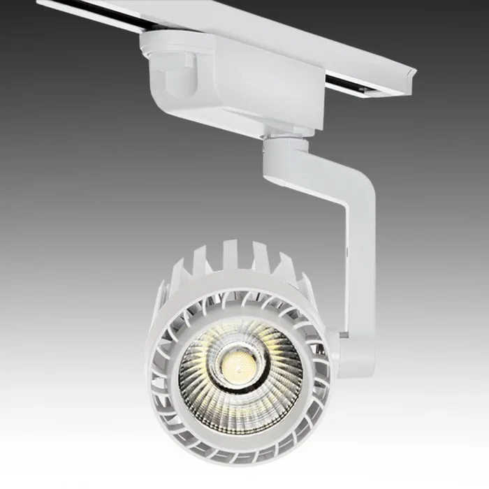 BX3 LIGHT Foco de Carril LED 'Faith' 30W 1872Lm 3000K Monofásique BX3-FC-D-30-WW, Pour Vitrine et Espace Commercial