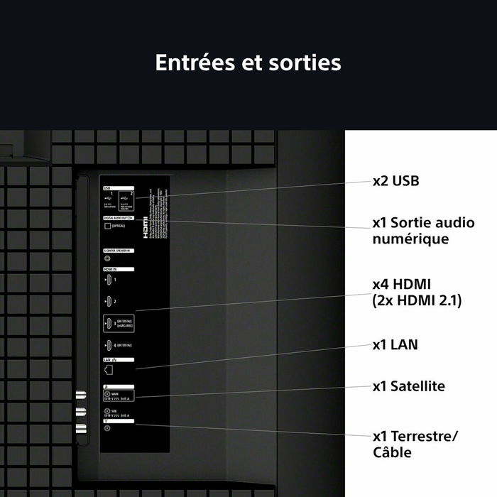 TV intelligente Sony K75XR55BP TV intelligente Sony K75XR55BP