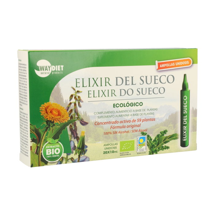 Waydiet Elixir du Suédois Bio 20 ampoules de 10 ml
