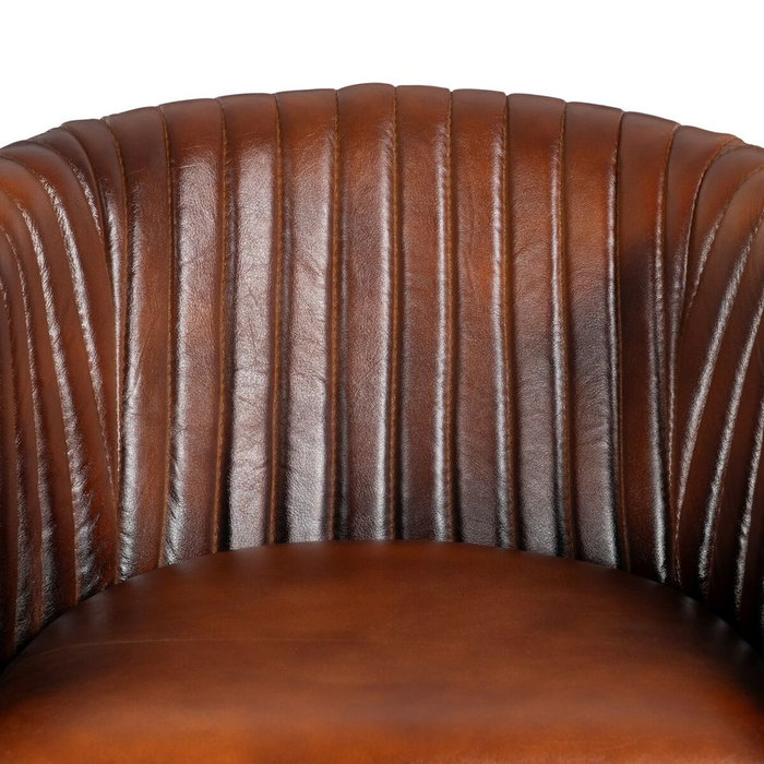 BigBuy Home Chaise de Salle à Manger Marron Doré Cuir Fer BigBuy Home Chaise de Salle à Manger Marron Doré Cuir Fer