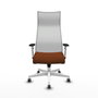 Piqueras y Crespo Chaise de Bureau Albacete Marron et Blanc