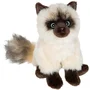 Gipsy Toys Peluche Chat Siamois de 28 cm