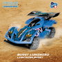 TACHAN Buggy Radio-Commandé 1:18 avec Éclairage - Bleu (Réf. T01012)