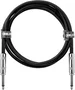 Cableworks Câble d'instrument Jack/Jack 1,5m - Mono, Noir, PVC