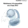Écouteurs Bluetooth à clipser Huawei FreeClip 2 Bleu