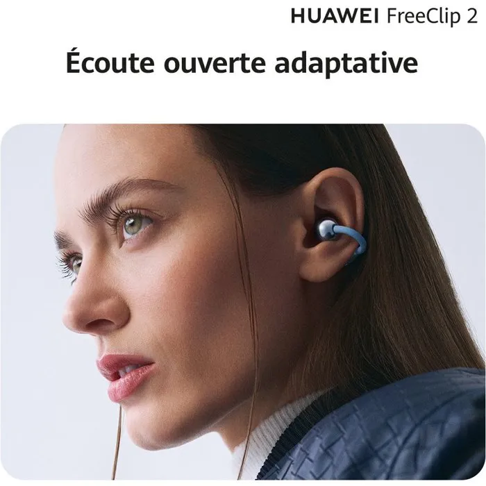 Écouteurs Bluetooth à clipser Huawei FreeClip 2 Bleu